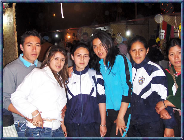 Expositoras del Colegio Hispano Am&eacute;rica