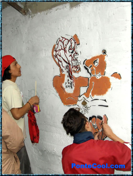 Un graffiti muy expresivo