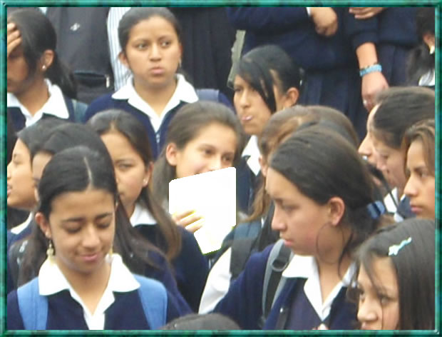 A la salida de clases